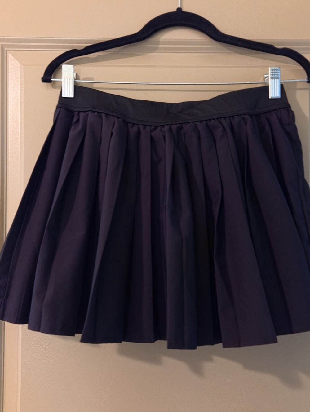 Black Pleated Tennis Skirt